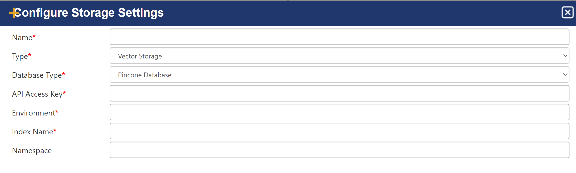 vector storage database