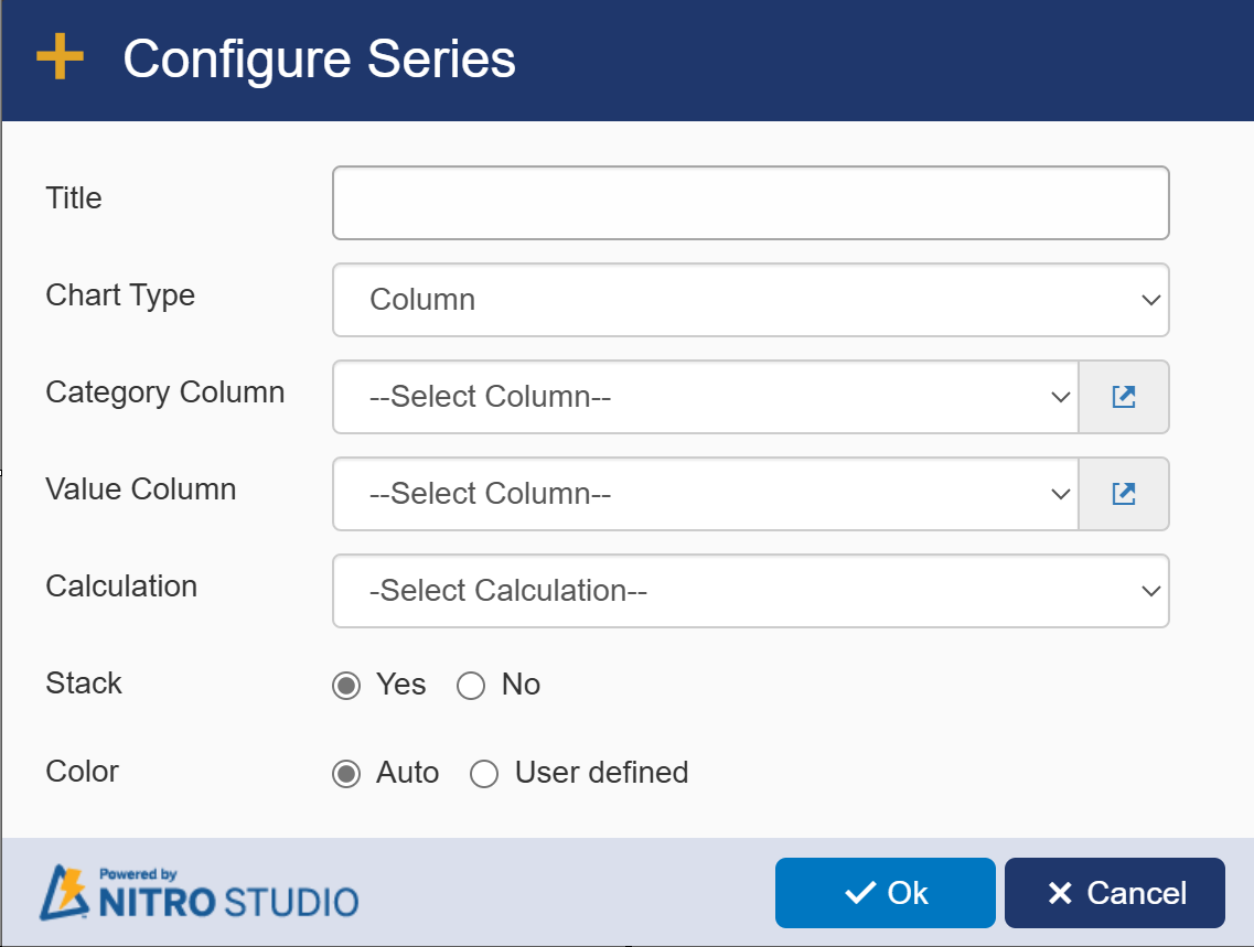 Reports New Series configuration