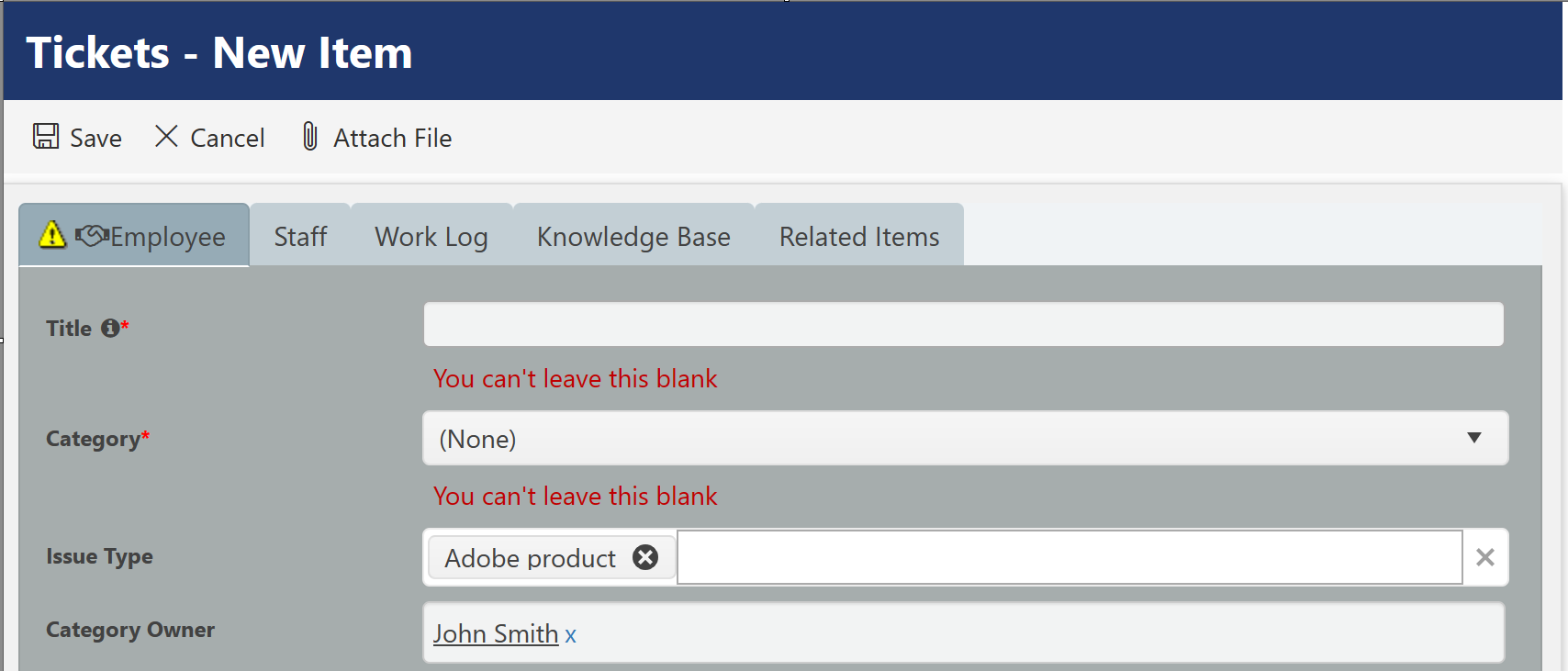 when disable required column value false