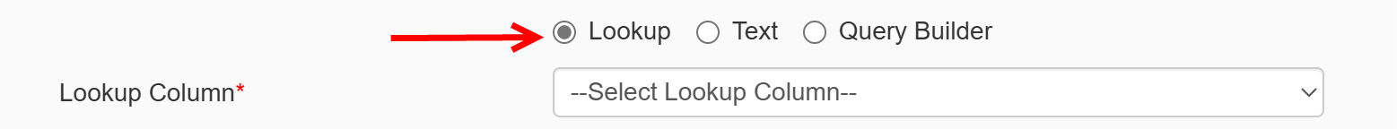 lookup column for linked item